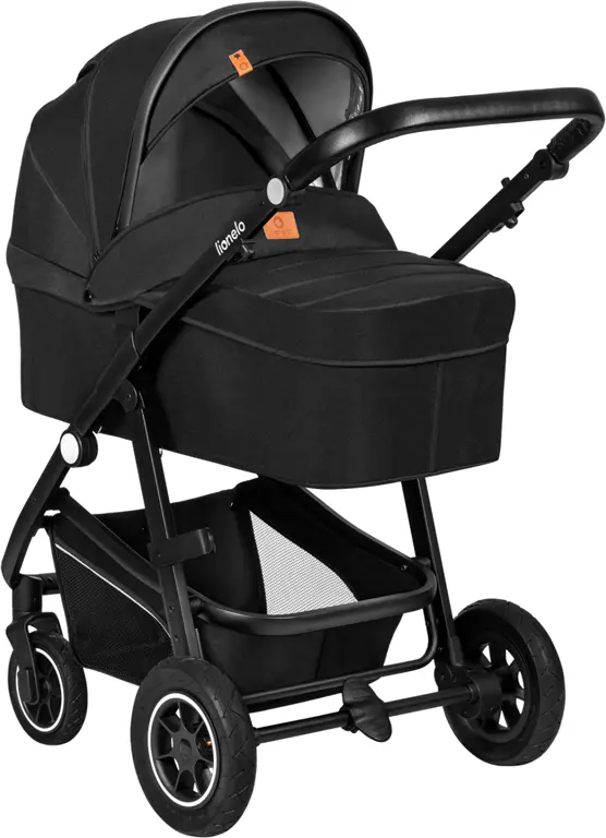 Коляска дитяча 3 в 1 Lionelo Bianka Black Onyx